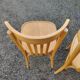 Light wood bistro chairs