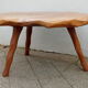 Brutalist olive coffee table 60s