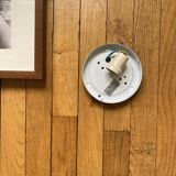 Petite applique murale plafonnier verre épais 1970 1980