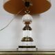 Hollywood Regency lamp in acrylic and brass 1970s design modernariato