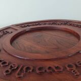 Burmese red teak coffee table