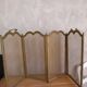 Brass fire screen