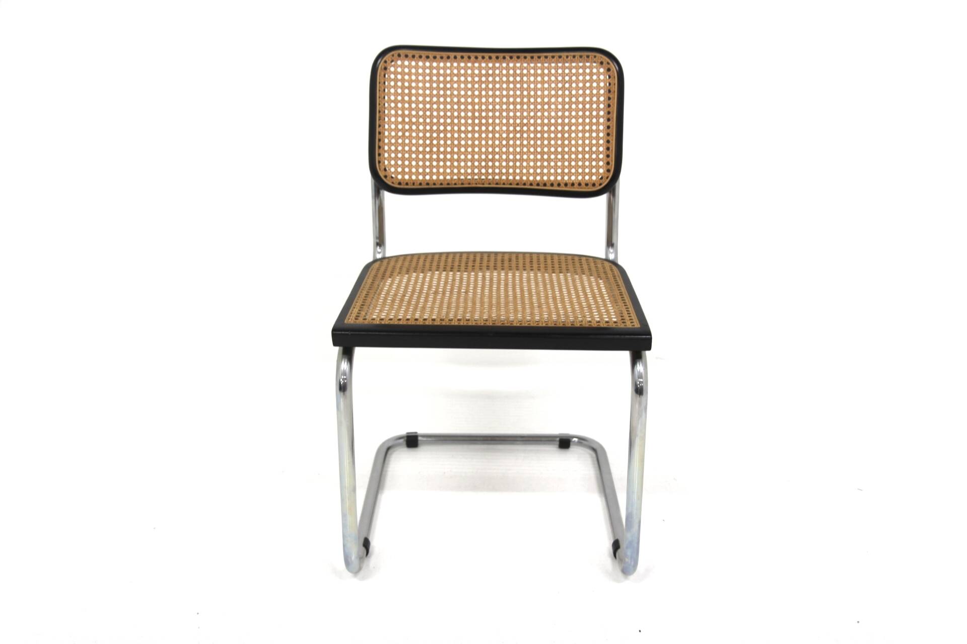 Set of 4 "B32" chairs, Marcel Breuer, Italy, 1990