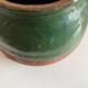 Vase jarre tere cuite vernissée vert 1950