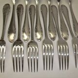Deetjen Forks Silver Metal Net Goldsmith's Punch Service X 12