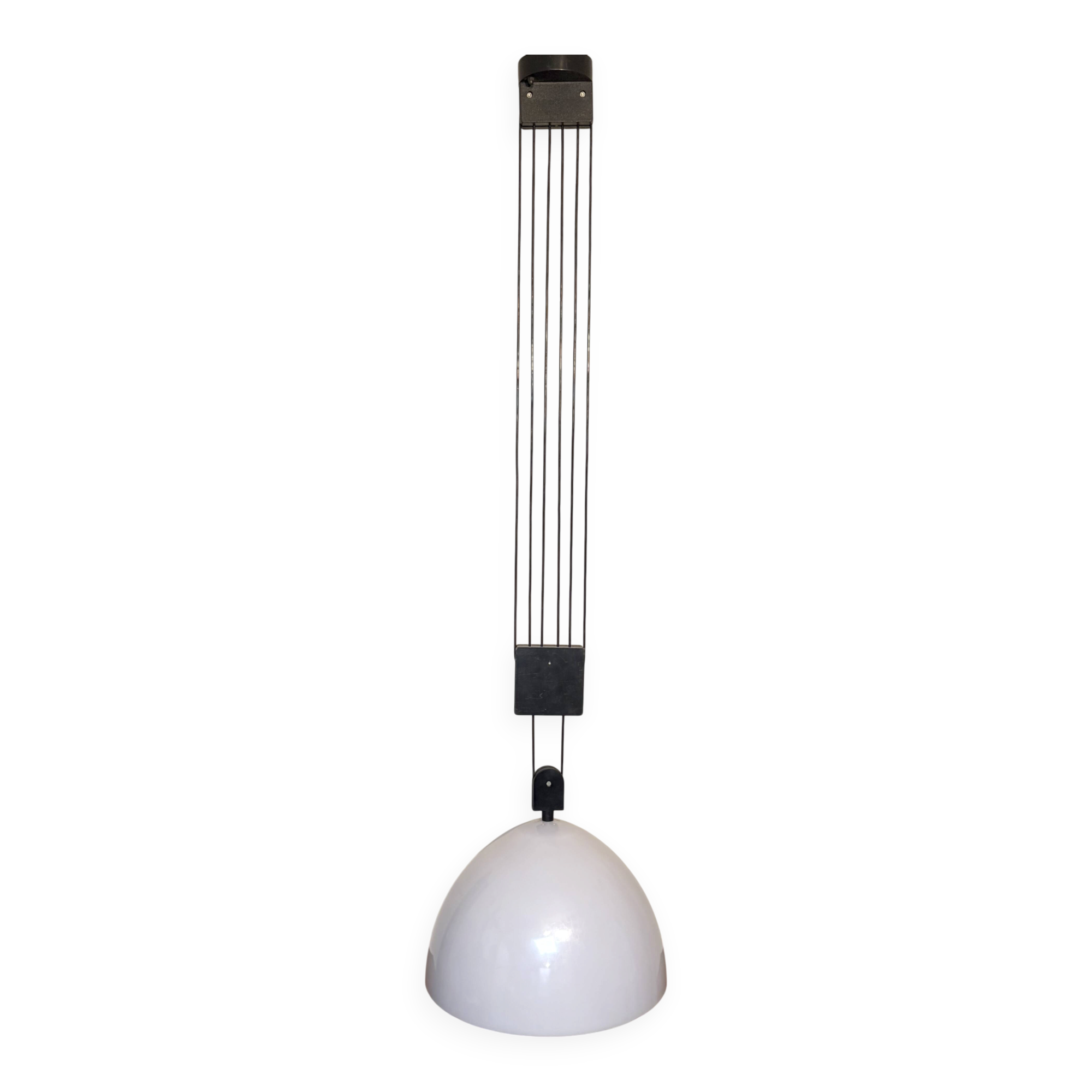 Suspension Elio Martinelli, Mod. 1863 Saliscendi, Martinelli Luce 1976