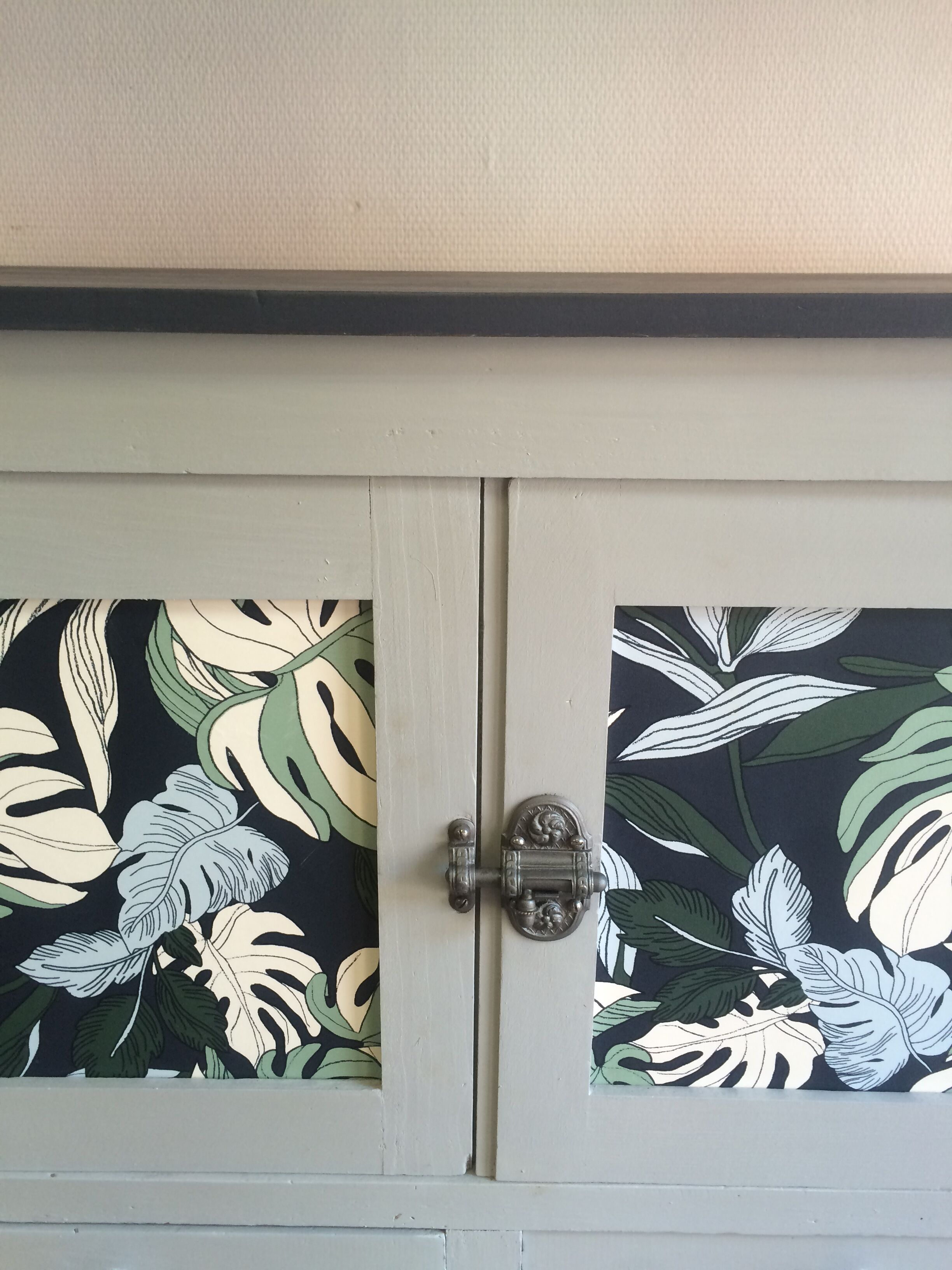 Armoire parisienne vintage palmier