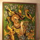 Vintage tapestry "l'oiseleur"