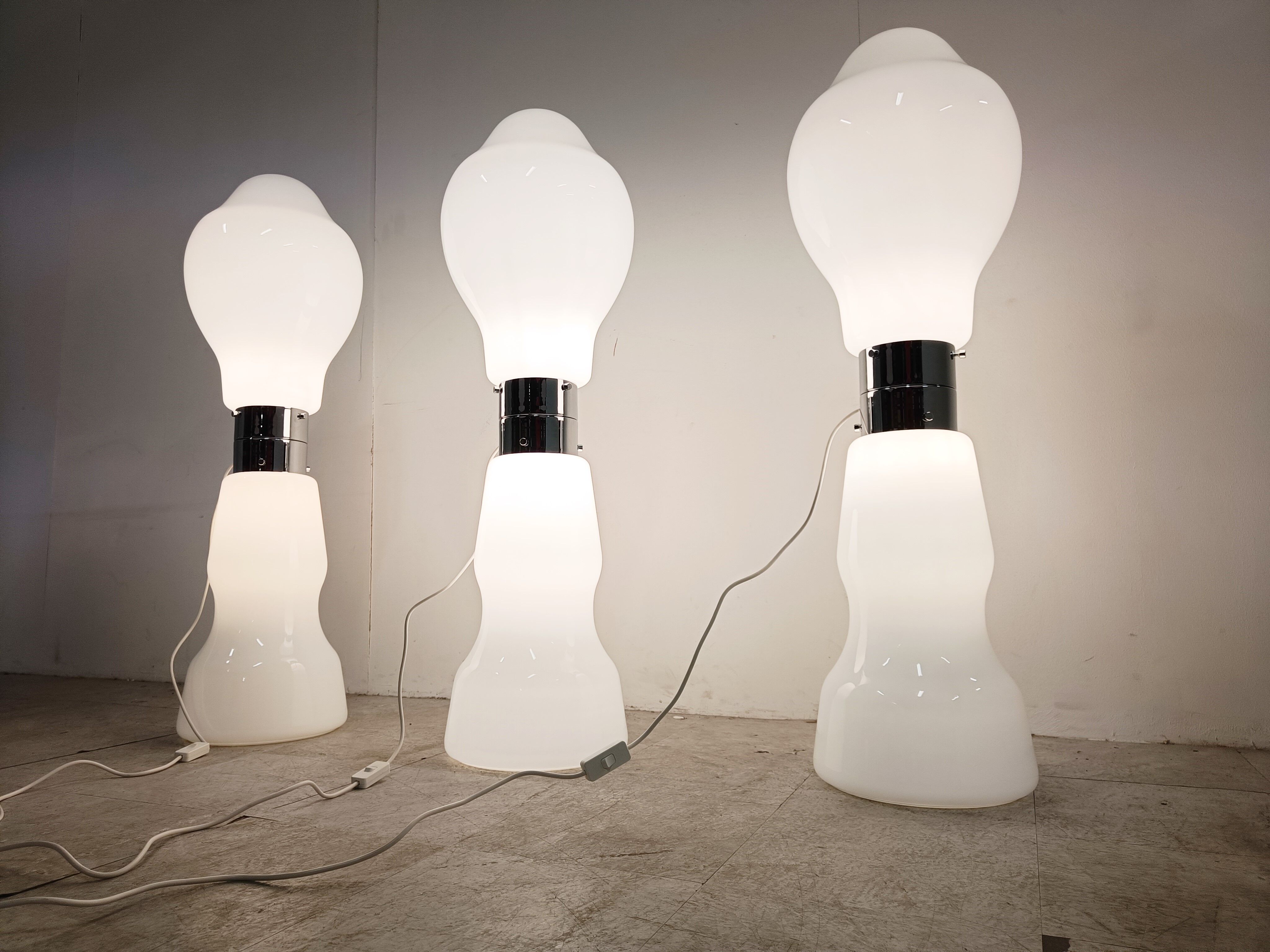 Vintage carlo Nason floor lamps, 1960s