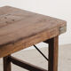 Console vintage industrielle pliable en bois