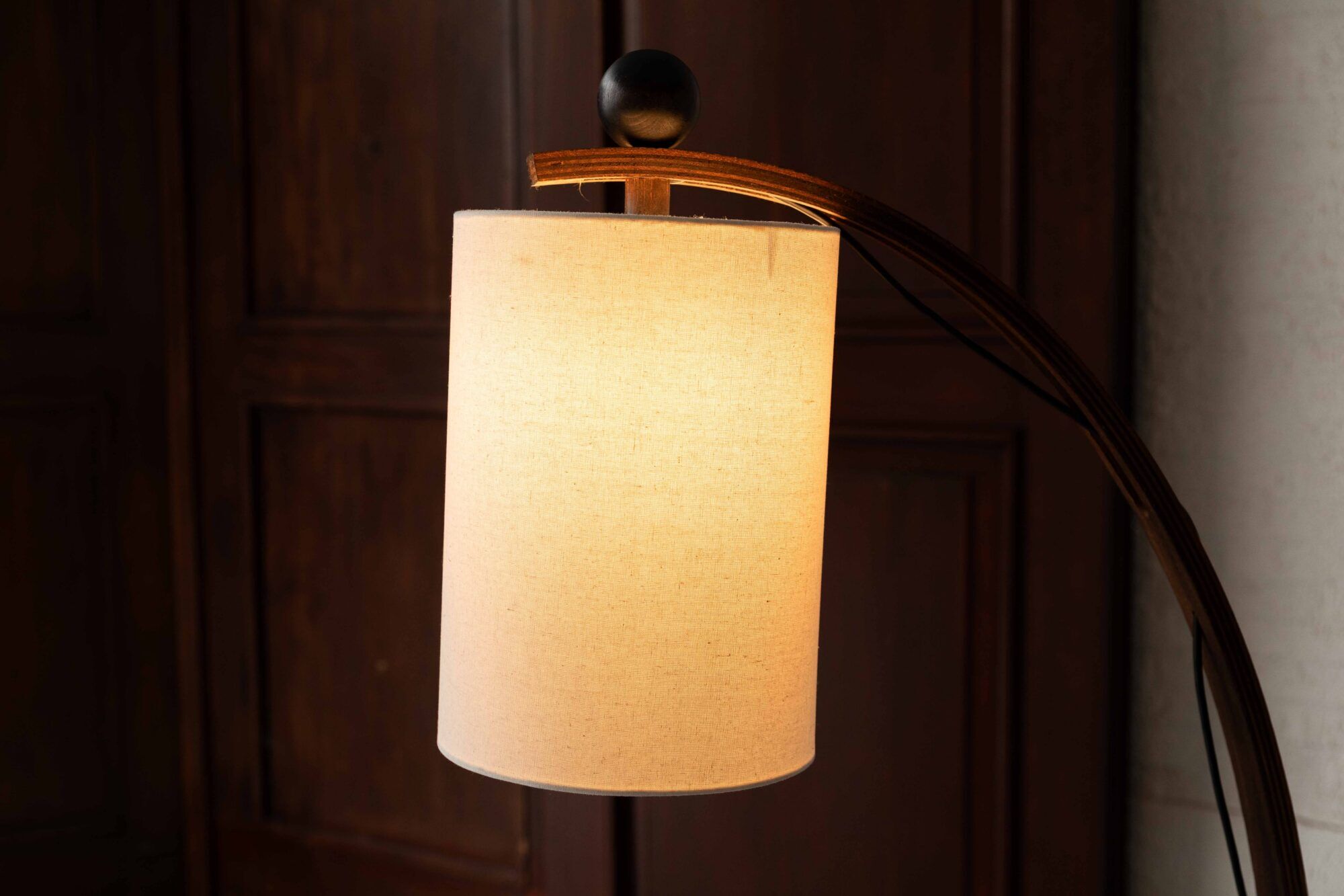 Art Deco arched floor lamp