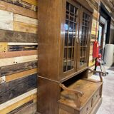 Entrance hall wardrobe in solid oak - 1930s
