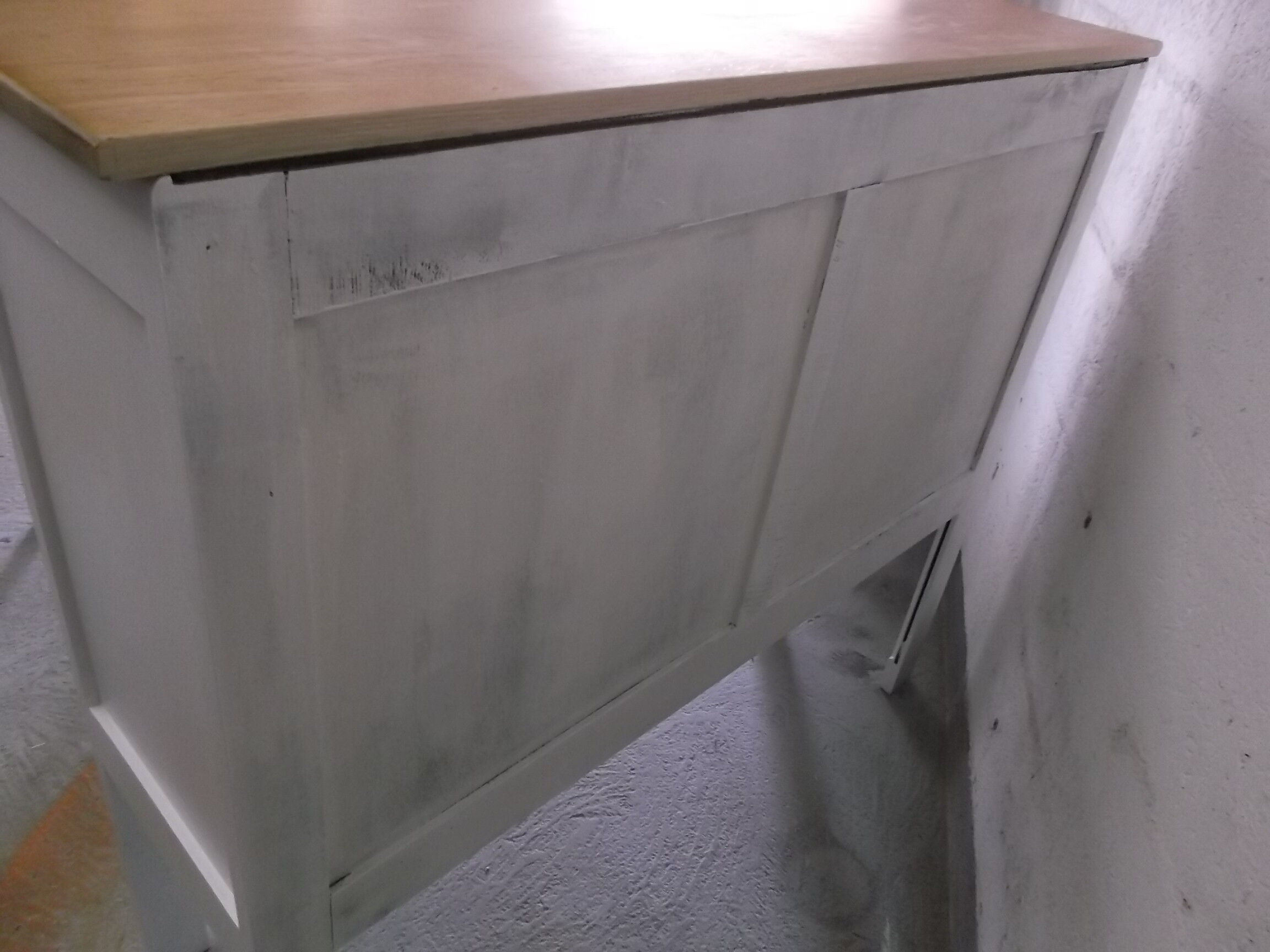 Old, vintage, patinated buffet