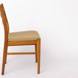 4 Vintage Swedish Oak Chairs | Alb Johansson & Söner | 1960s | One Repaired