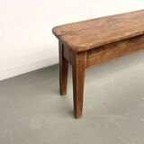 1950s pine farmhouse bench