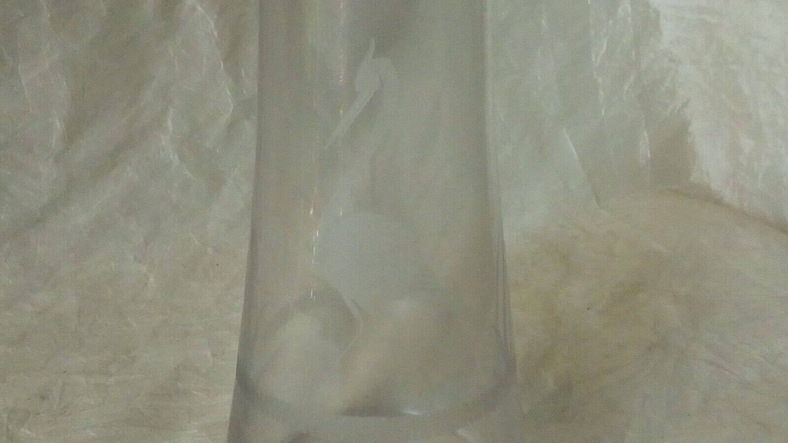 Engraved glass hyacinth vase heron decoration*