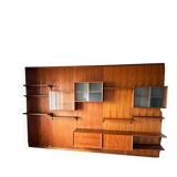 Danish teak shelf and structure by Poul Cadovius