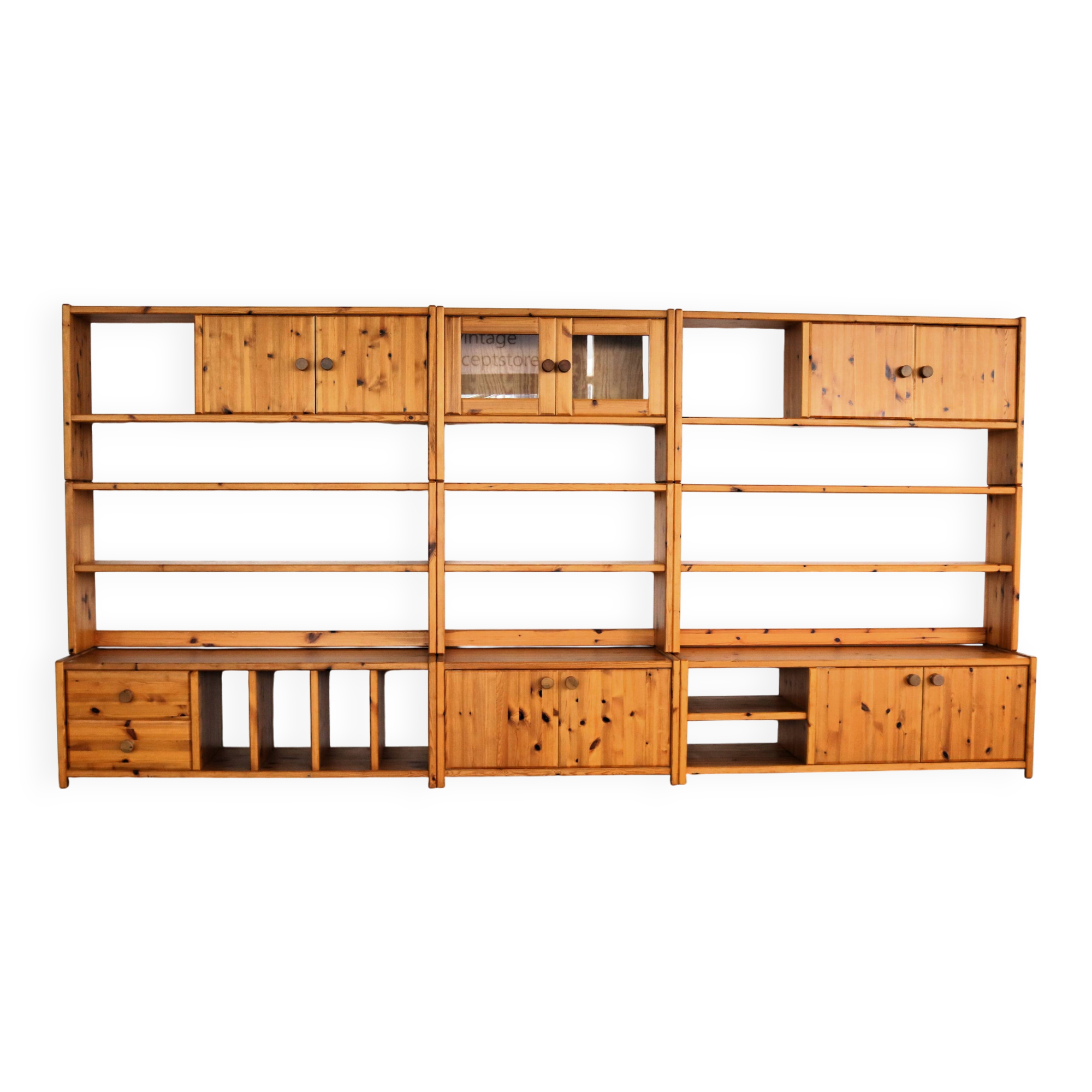 Vintage wall unit | wall cabinets | swedish | 70's
