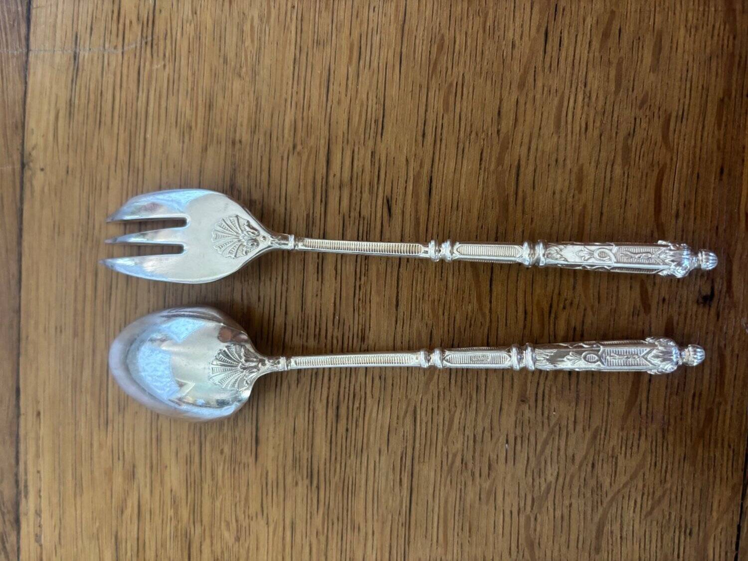 Service à dessert métal argenté style Louis XVI – SFAM – début XXe