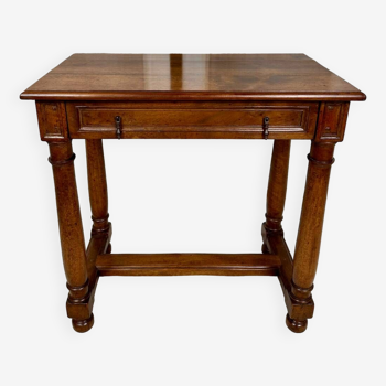 Small table in high period walnut