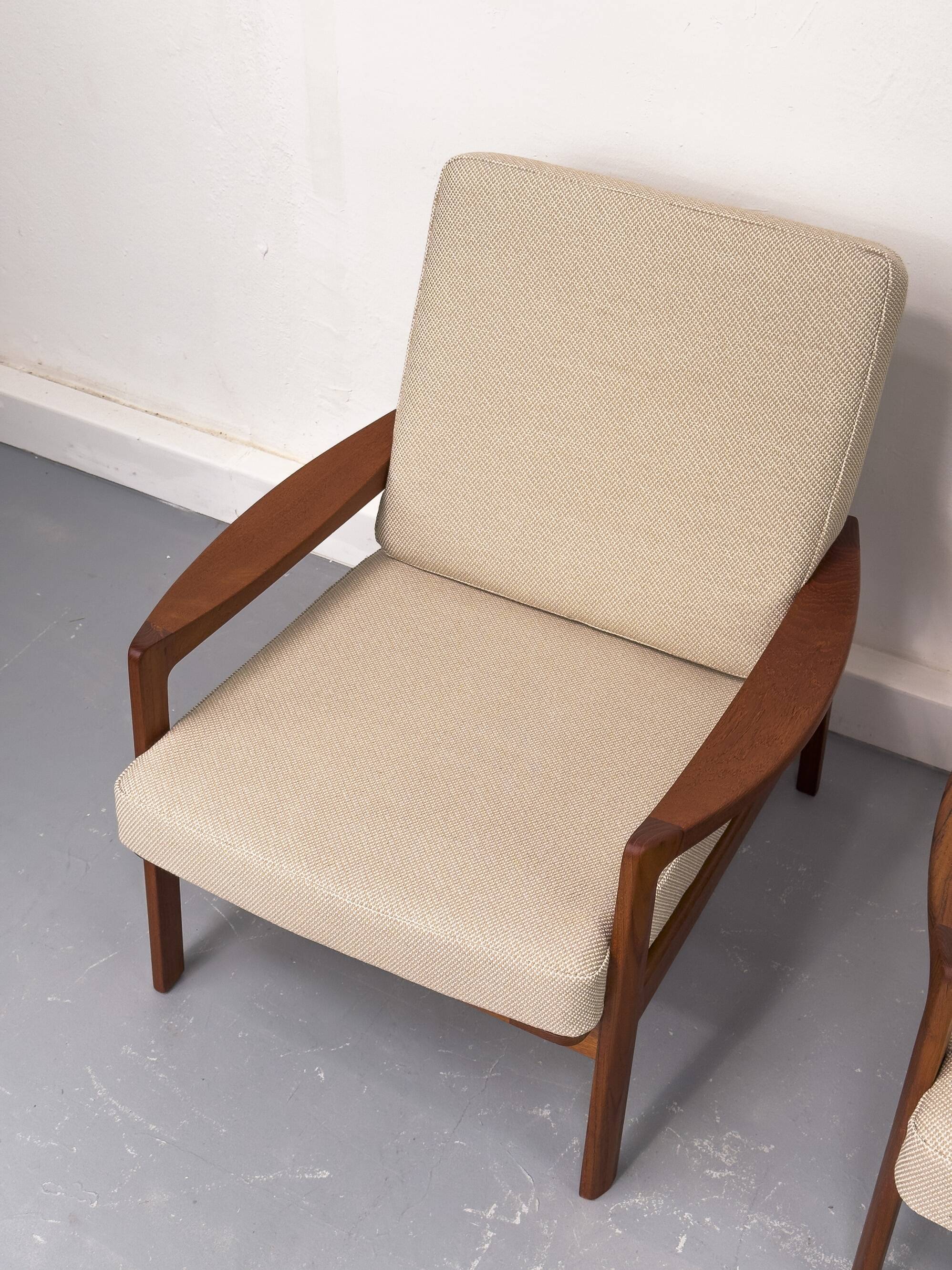 Fauteuils de Tove & Edvard Kindt Larsen pour Gustav Bahus