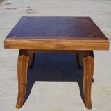 Walnut table with extensions, 6/10 people