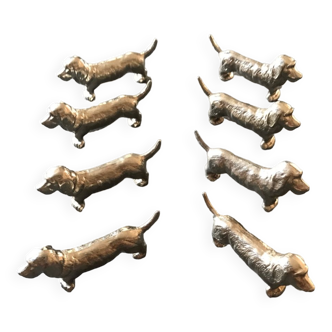 Dachshund knife holders