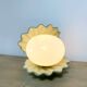 Ceramic shell lamp from the 70s/80s.