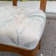 Antique flying chair in Restoration / Louis-Philippe style made of solid wood.