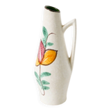 Ceramic vase, floral patterns, made in Germany, 1970.