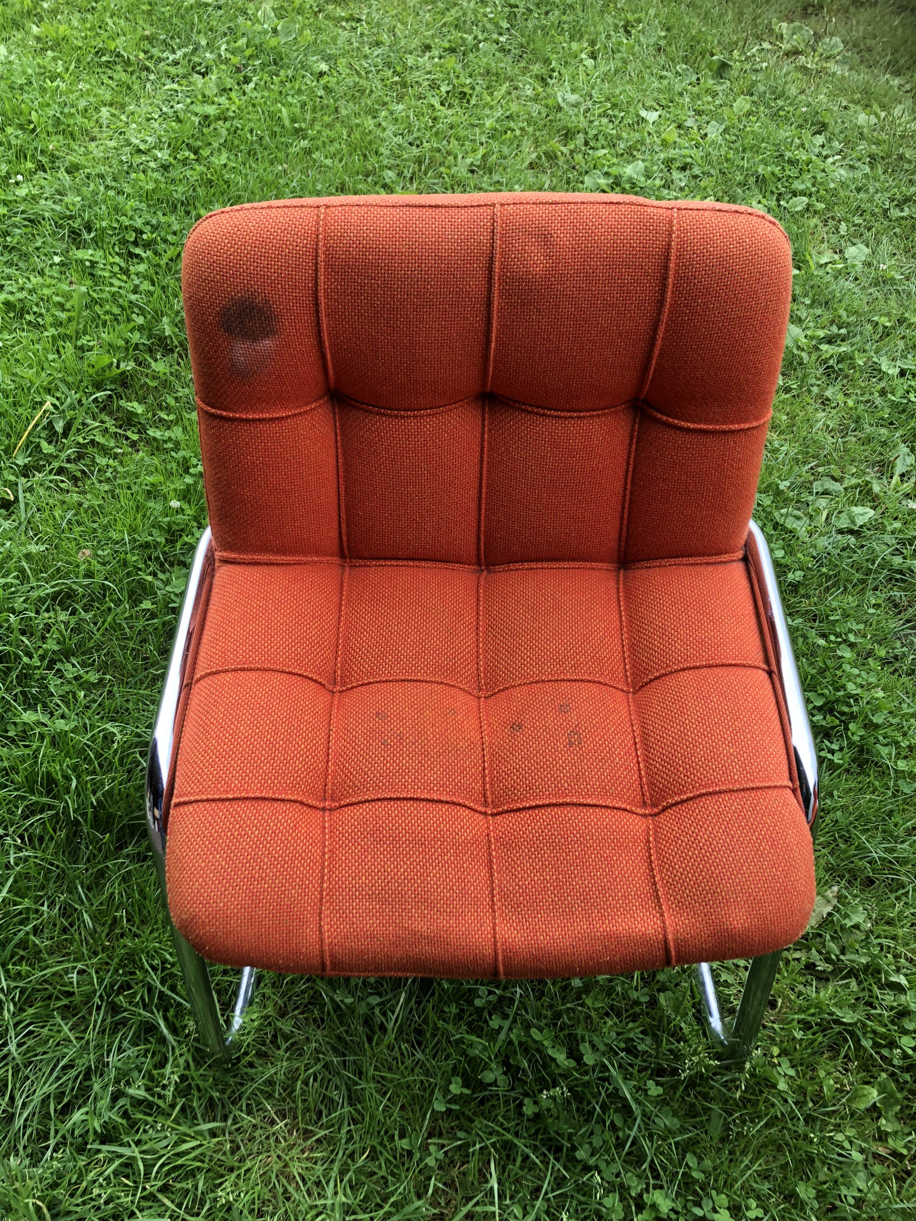 Two armchairs Storm Yves christin, airborne edition