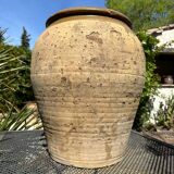 Terracotta pottery jar