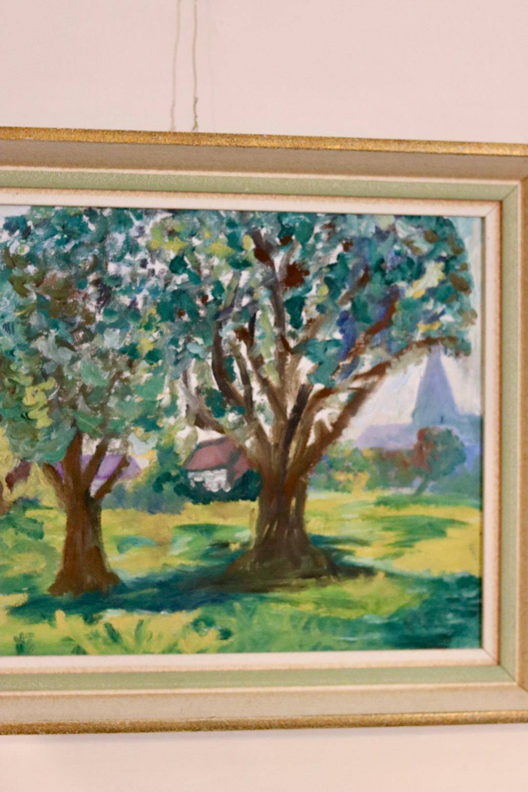 "House darkened by the trees" by A. Akalsson