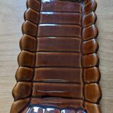 Vide poche en céramique marron