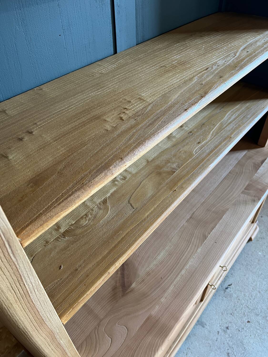 Cherry wood bookcase