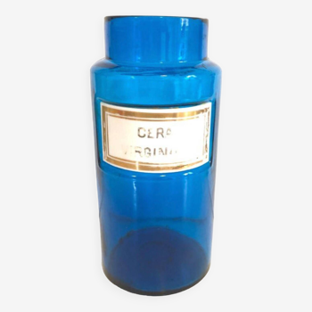 Blue apothecary jar