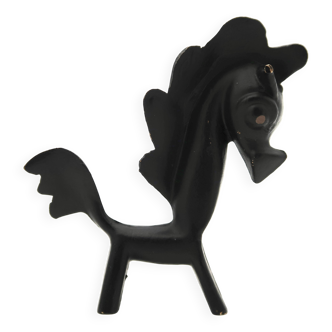 Stylized bronze horse sculpture, 1950s