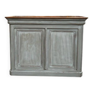 comptoir de bar patiné