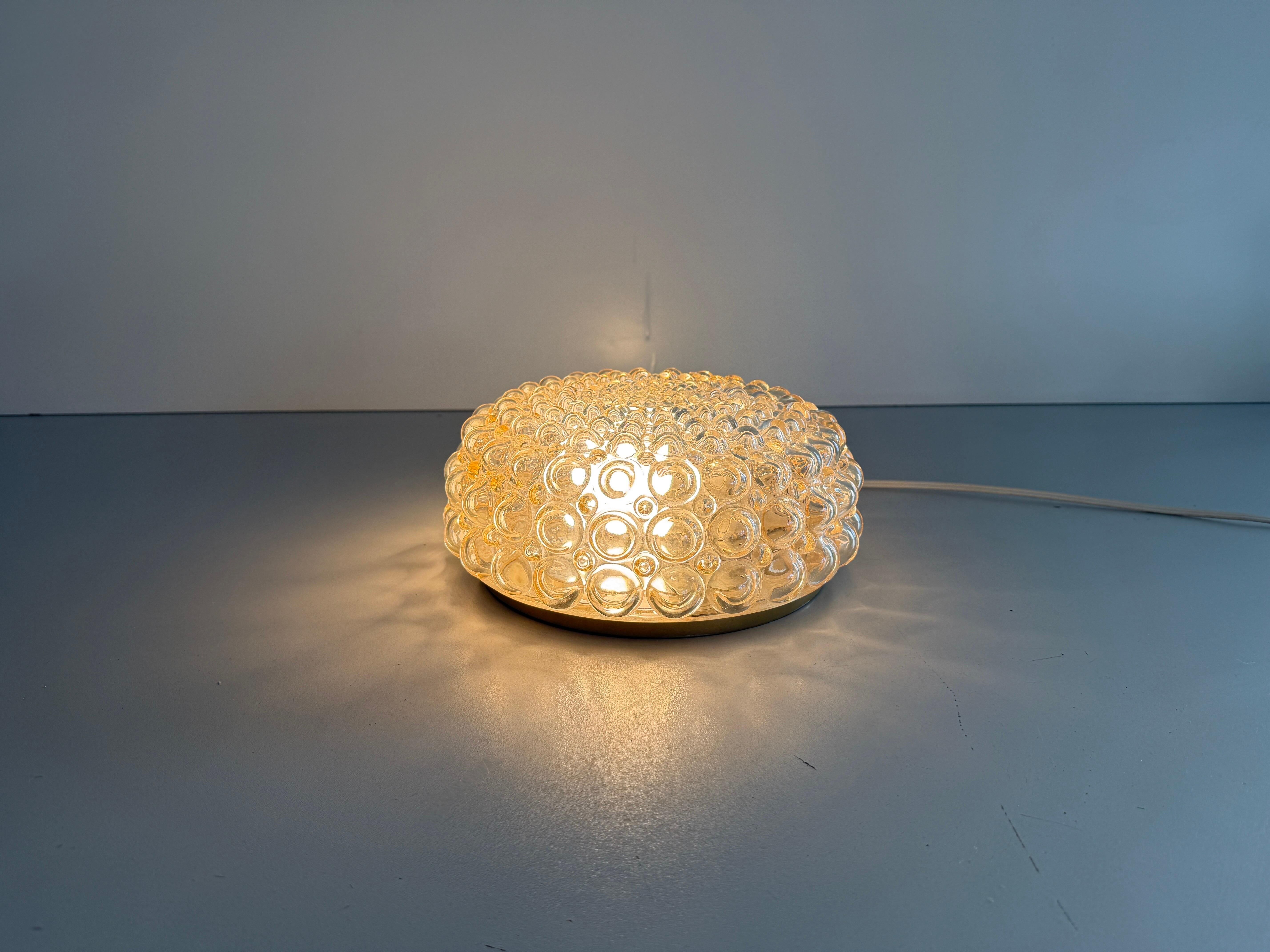 Boom 665 Model Bubble Glass Flush Mountains by Bega Limburg, 1960s, Germany