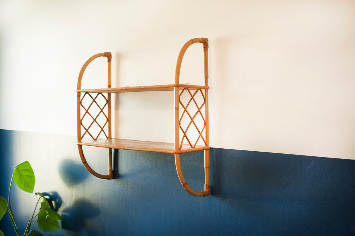 Etagère en rotin