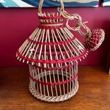Wicker cage suspension