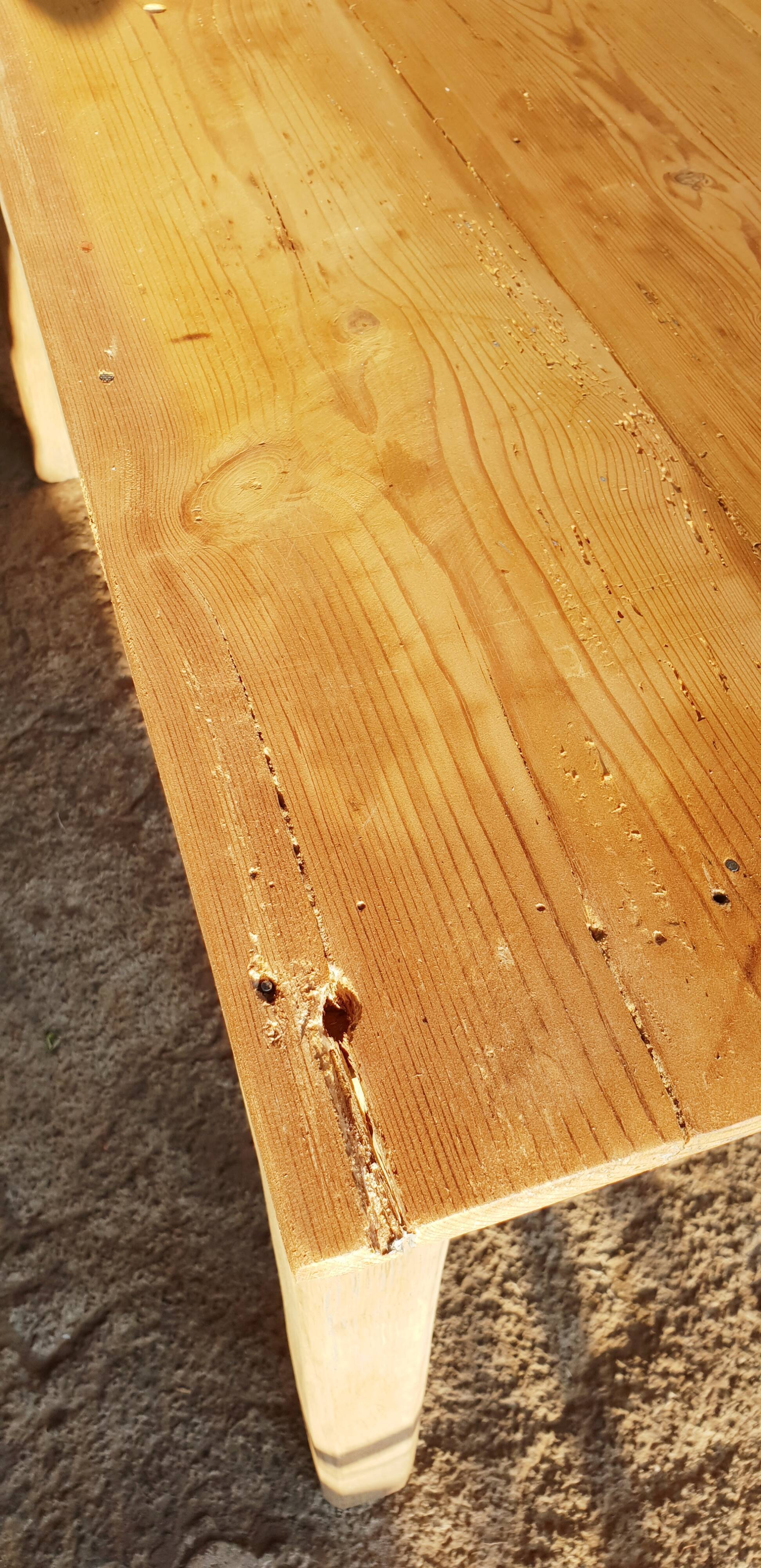 Vintage farmhouse table