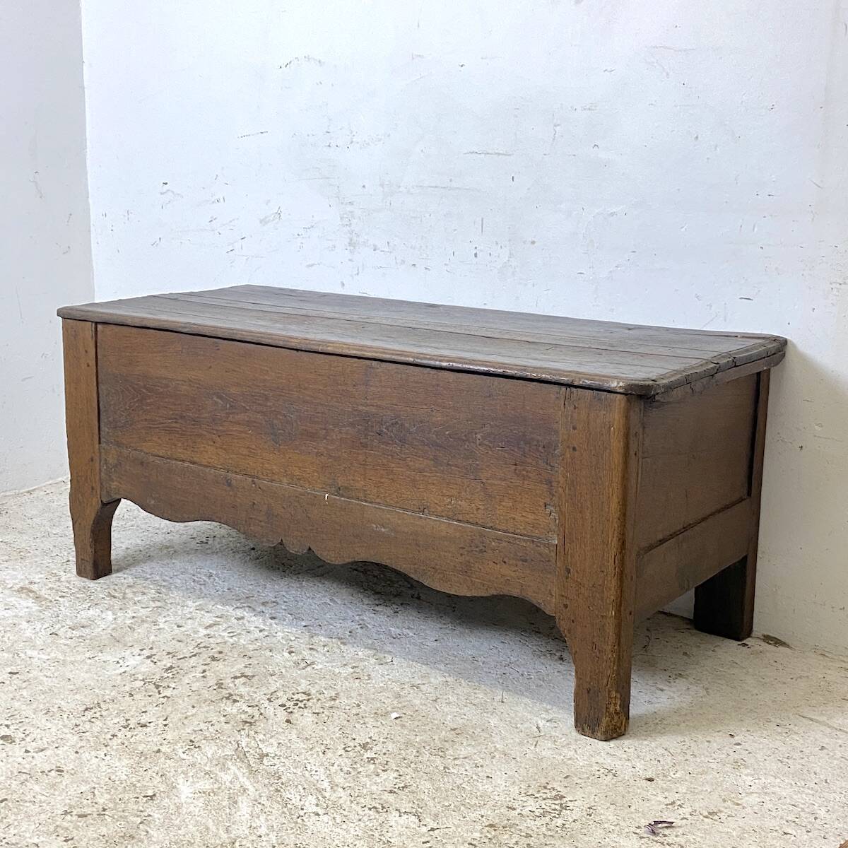 18th century solid oak chest