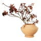 Vase original rose pâle moucheté de blanc