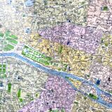 Map poster - Plan de Paris, 1981