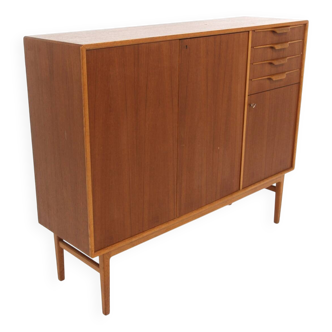 Scandinavian teak sideboard, Bertil Fridhagen, Bodafors, Sweden, 1960