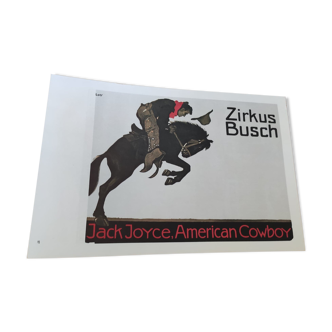 Vintage Double-Sided Circus Poster