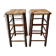 Mid Century bar stools set of 2