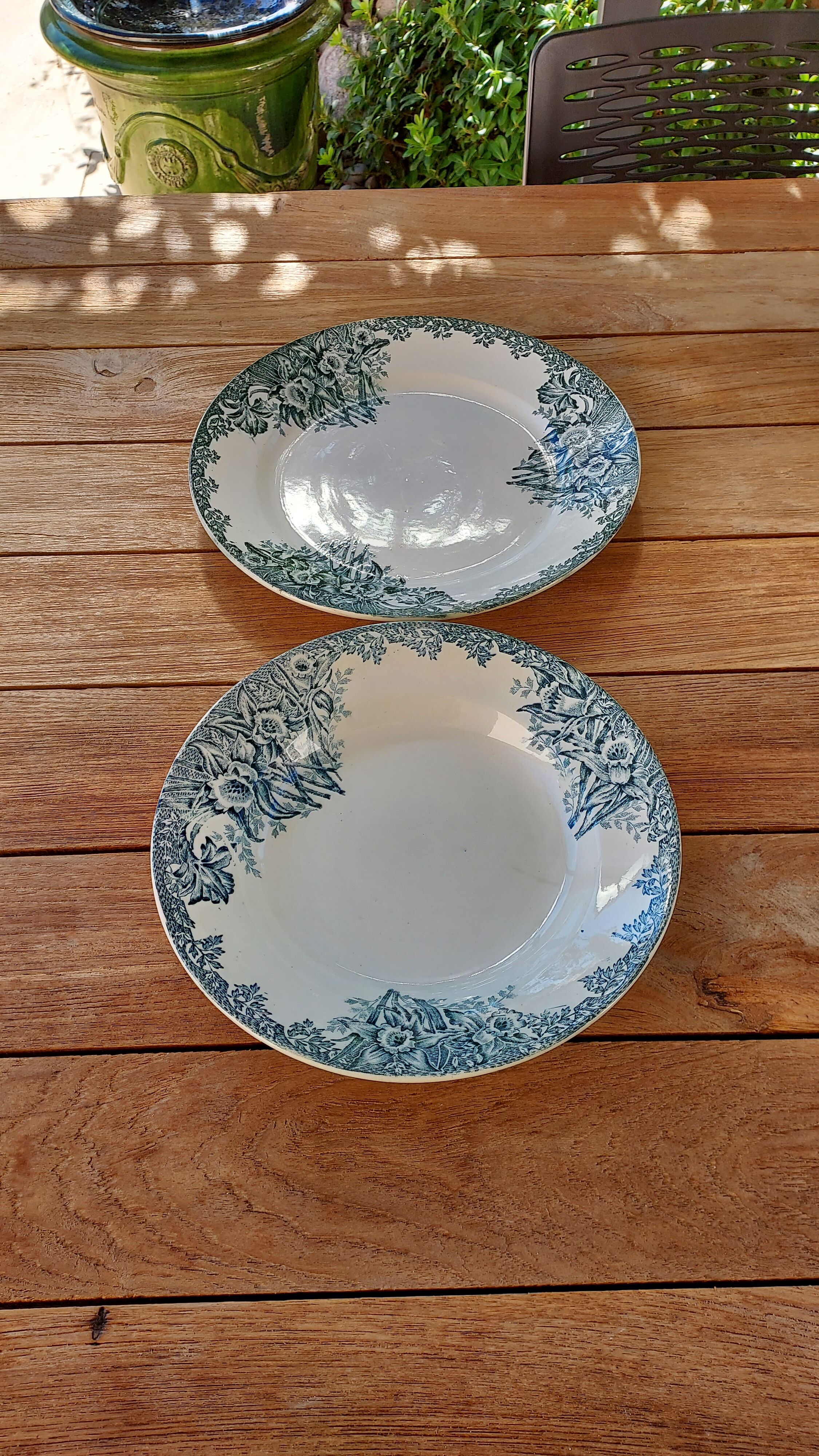 Dish and plate