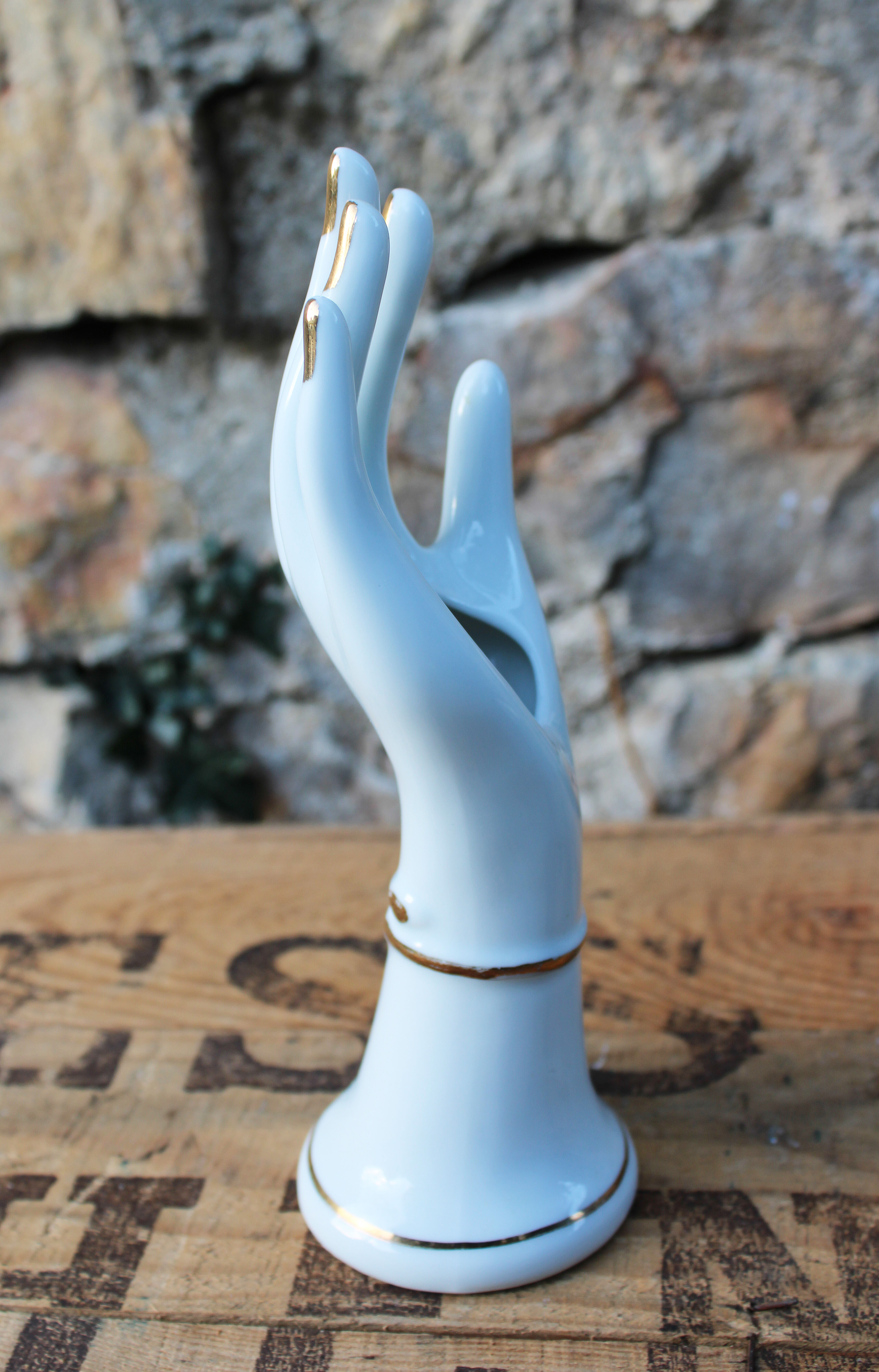 Limoges hand porcelain soliflore vase